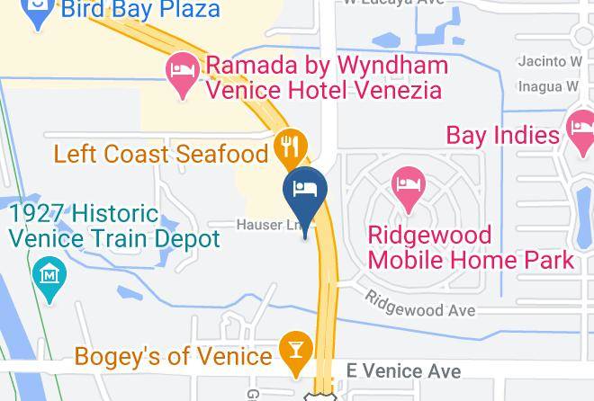 Motel 6 Venice Fl Map