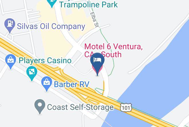 Ventura - Motel 6 Ventura Ca South Maps