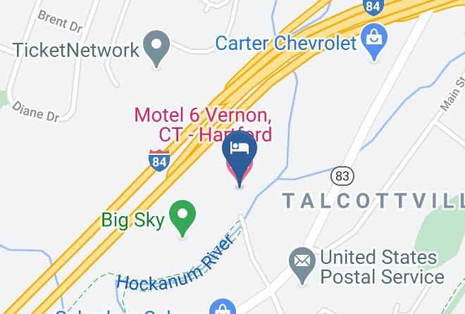 Tolland - Travelodge By Wyndham Vernon CT Maps