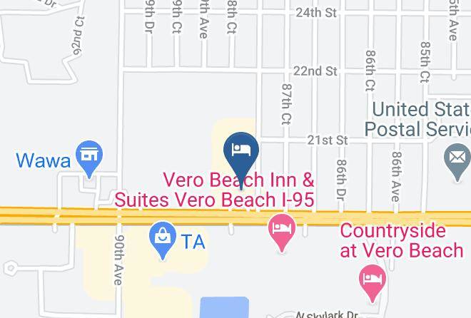 Indian River - Motel 6 Vero Beach Fl Maps