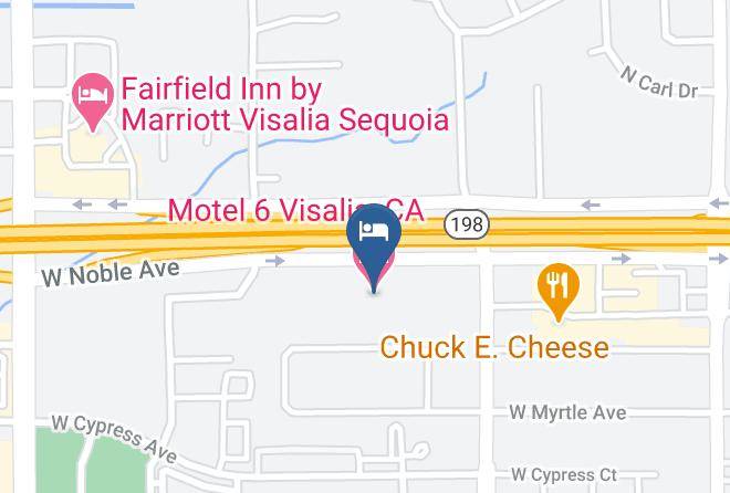 Tulare - Motel 6 Visalia Ca Maps