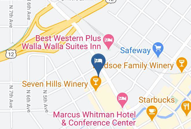 Walla Walla - Motel 6 Walla Walla Maps