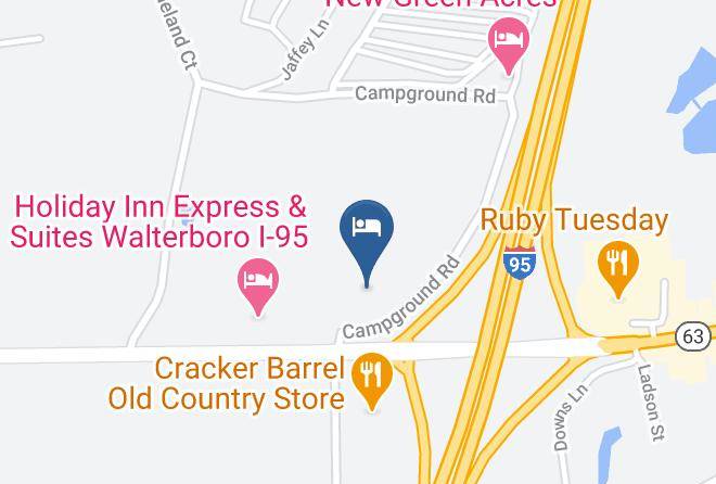 Colleton - Motel 6 Walterboro Sc Maps