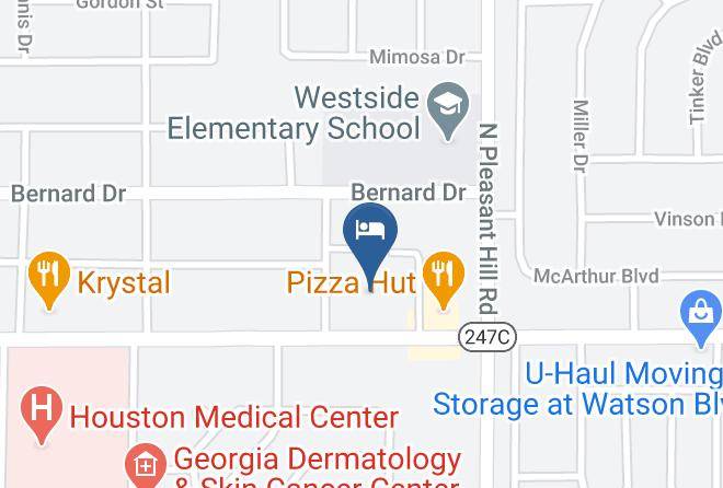 Houston - Motel 6 Warner Robins Ga Maps