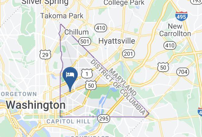 City Of Washington - Motel 6 Washington Dc Convention Center Maps