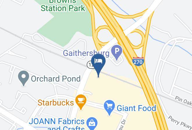 Montgomery - Motel 6 Gaithersburg Dc Washington Maps