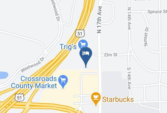 Marathon - Motel 6 Wausau Wi Maps