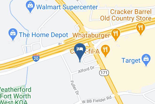 Parker - Motel 6 Weatherford Tx Maps