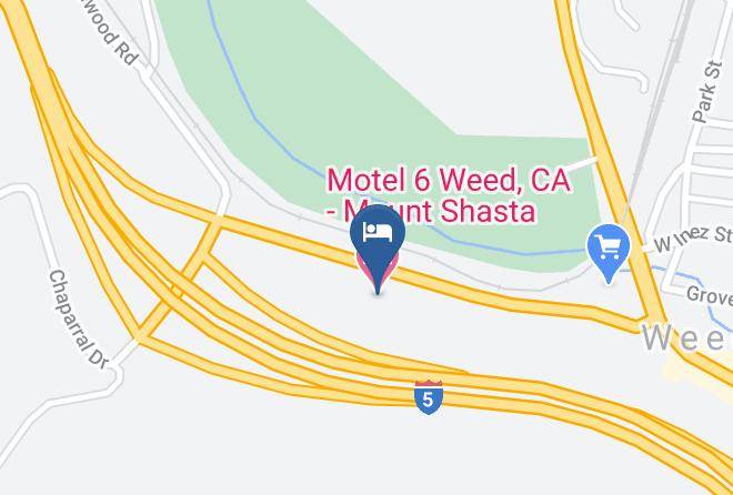 Siskiyou - Motel 6 Weed Ca Mount Shasta Maps