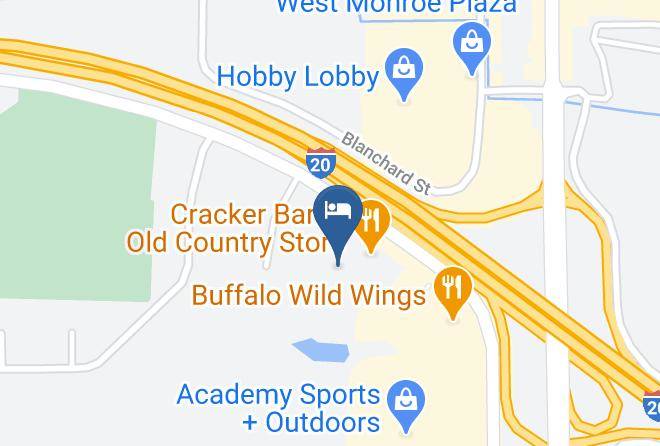 Ouachita Par - Motel 6 West Monroe La Maps