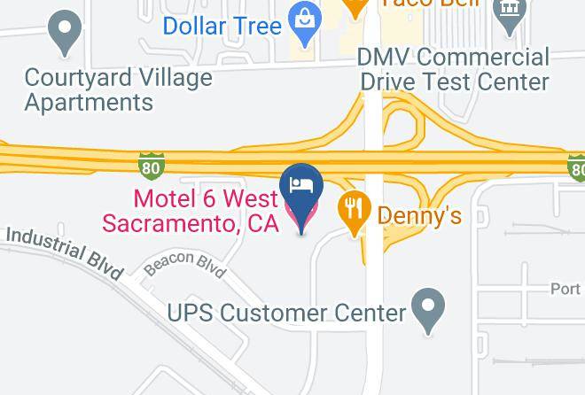 Yolo - Motel 6 West Sacramento Ca Maps