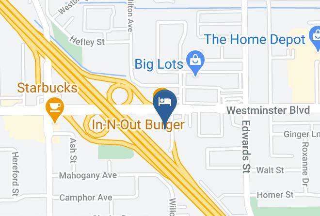 Orange - Motel 6 Westminster Ca South Long Beach Area Maps