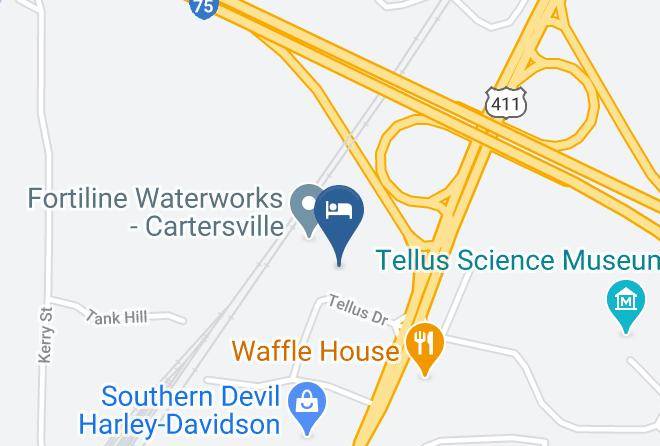 Bartow - Motel 6 White Ga Cartersville Maps