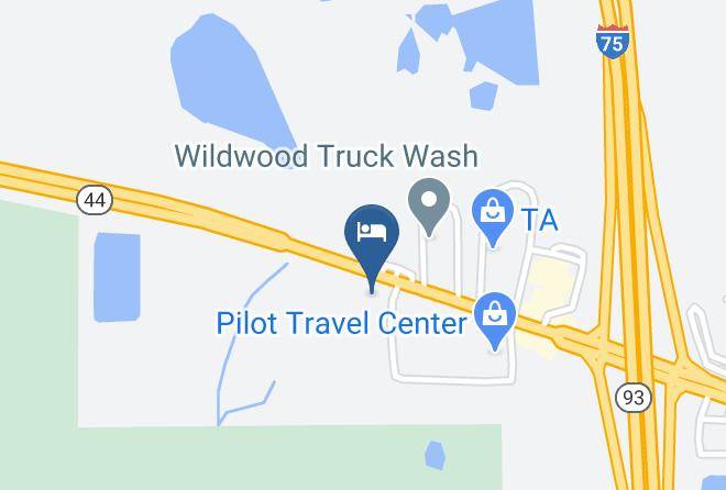 Sumter - Motel 6 Wildwood Fl Maps