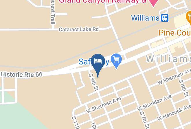 Coconino - Motel 6 Williams Az West Grand Canyon Maps