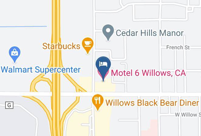 Glenn - Motel 6 Willows Ca Maps