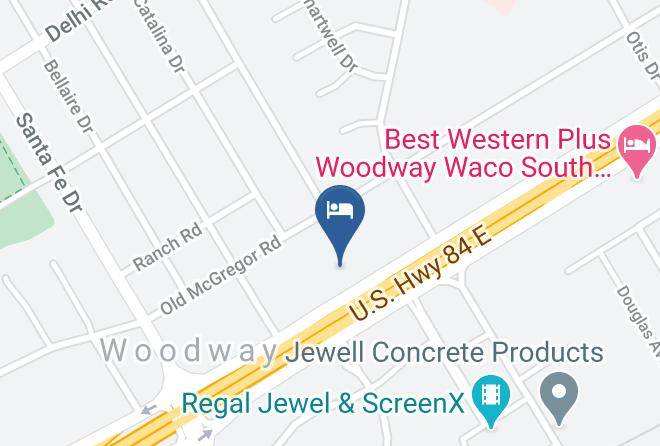 Motel 6 Woodway Tx Map