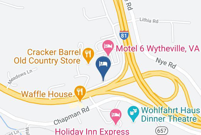 Motel 6 Wytheville Va Map