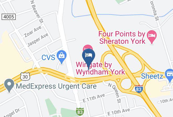 York - Motel 6 York Pa North Maps