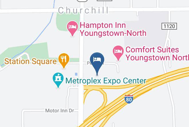 Trumbull - Motel 6 Youngstown Oh Maps