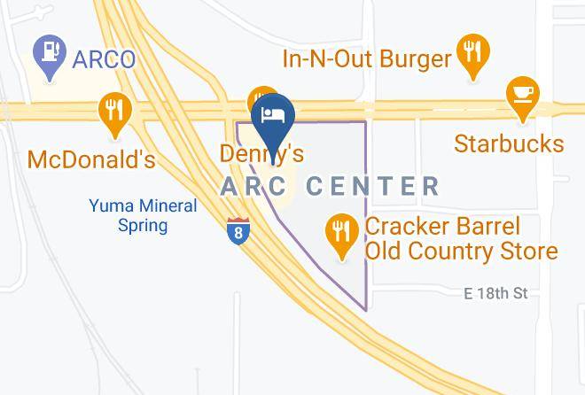 Yuma - Motel 6 Yuma Az East Maps