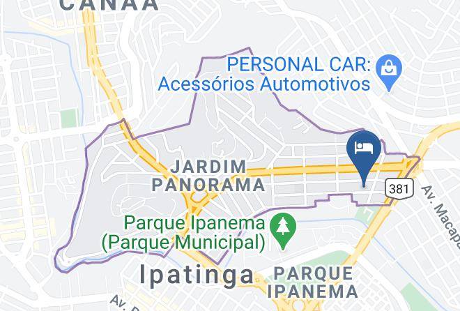 Ipatinga - Motel 600 Maps