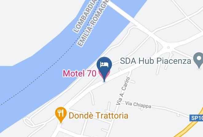 Piacenza - Motel 70 Maps