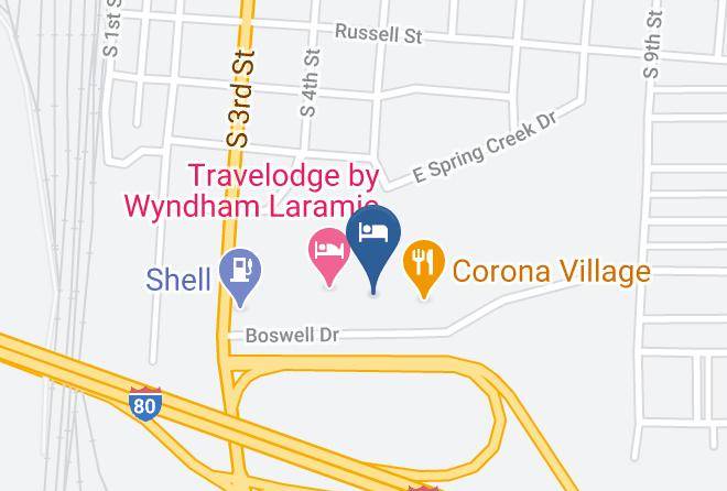 Albany - Motel 8 Laramie Maps