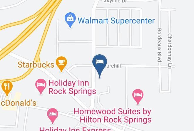 Sweetwater - Motel 8 Rock Springs Maps