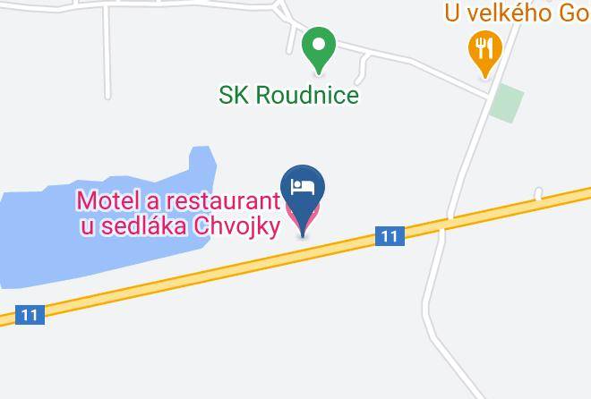 Motel A Restaurant U Sedlaka Chvojky Map