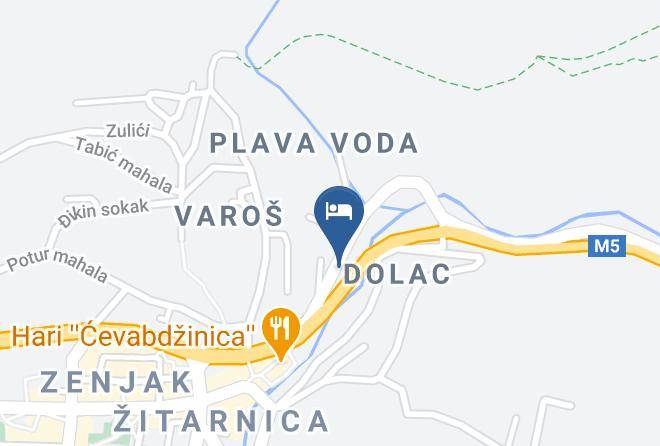 Srednjobosanski - Motel Aba Maps