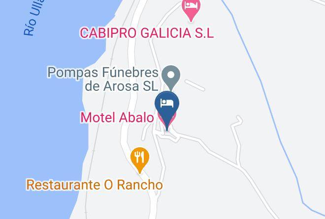 Pontevedra - Motel Abalo Maps