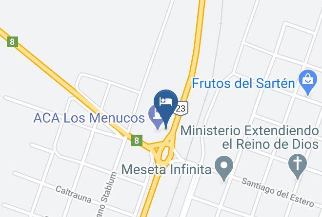 25 De Mayo - Motel Aca Los Menucos Maps