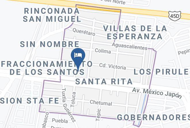Celaya - Motel Acua Maps