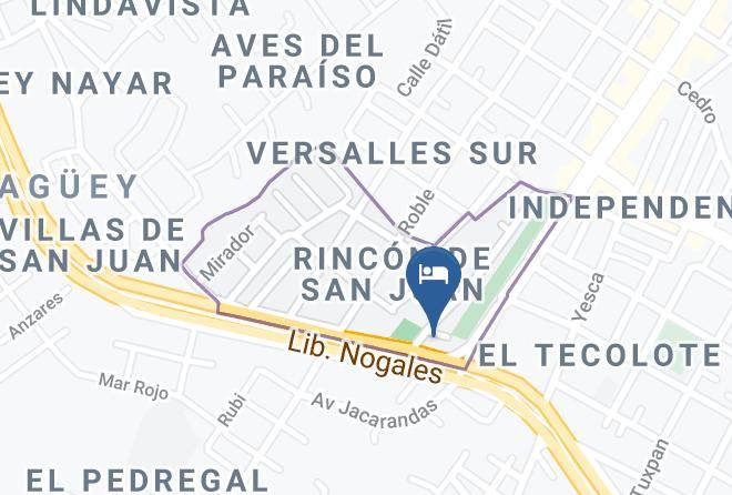 Tepic - Motel Aires De San Juan 1 Maps