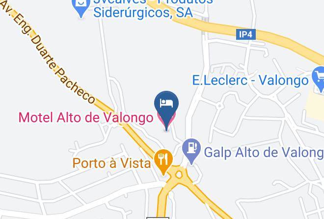Valongo - Motel Alto De Valongo Maps