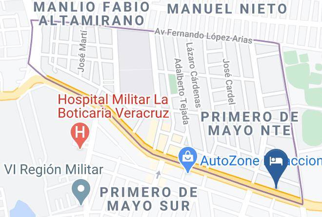 Boca Del Rio - Motel Aquz Maps