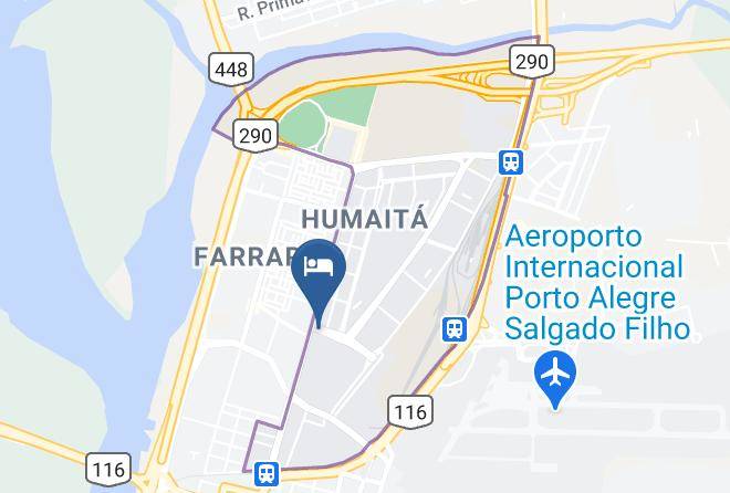 Porto Alegre - Motel Arena Coliseu Maps