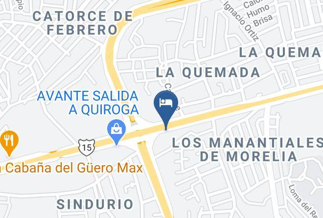 Morelia - Motel Arizona Maps