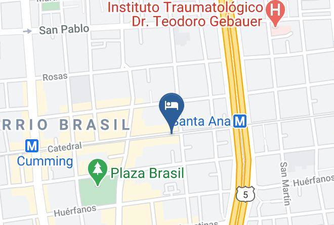 Santiago - Motel Asturiano Maps