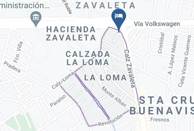 Puebla La Loma Ejido Romero Vargas - Motel Atenas Maps