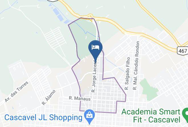 Cascavel - Motel Athnos Maps
