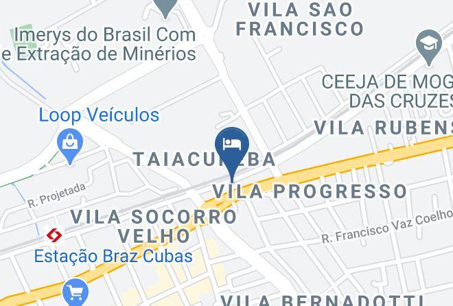 Mogi Das Cruzes - Motel Athos Maps