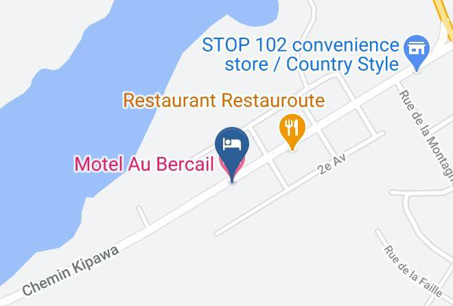 Temiscamingue Regional County Municipality - Motel Au Bercail Maps