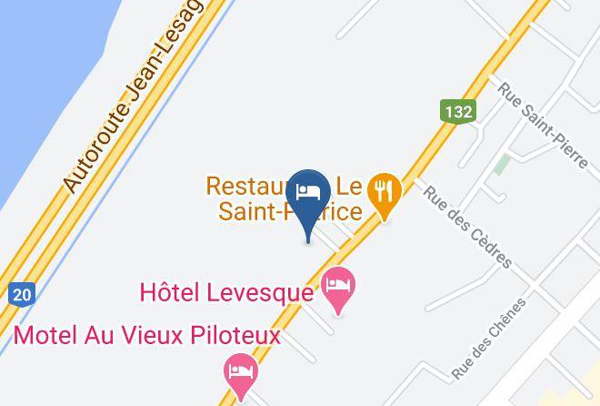 Riviere Du Loup Regional County Municipality - Motel Au Vieux Fanal Maps