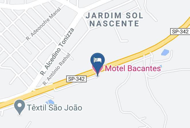 Sao Joao Da Boa Vista - Motel Bacantes Maps