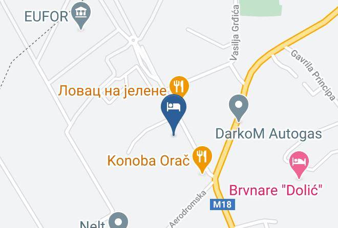 Sarajevo Romanija - Motel Barka & Restaurant Maps