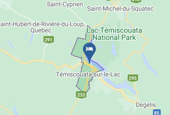 Temiscouata - Motel Beau Lieu Maps