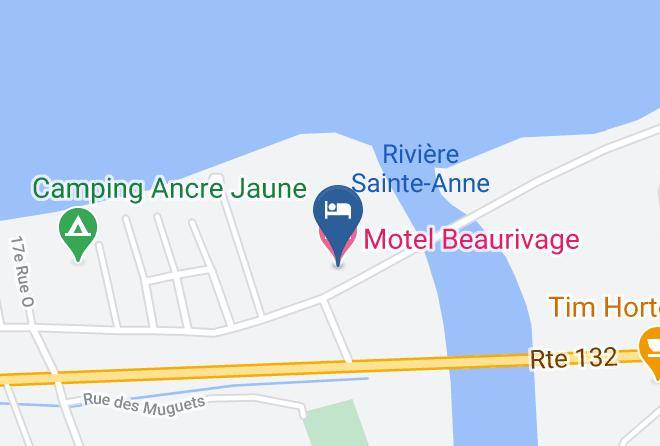 La Haute Gaspesie Regional County Municipality - Motel Beaurivage Maps