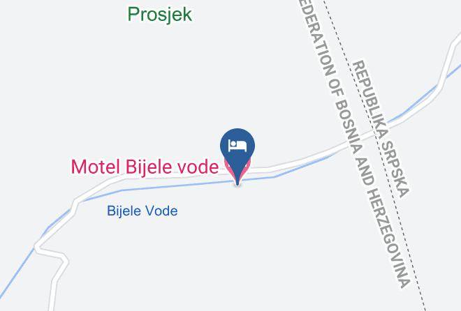 Motel Bijele Vode Map